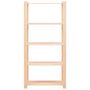 Voir la diapositive 4 : VIDAXL Etageres de stockage 5 niveaux 2 pcs 80x38x170 cm Pin 250 kg