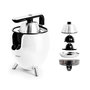 Voir la diapositive 1 : KITCHENCOOK Presse Agrumes Double Cônes Avec Filtre En Acier Presspod Blanc Kitchencook