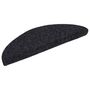 Voir la diapositive 3 : VIDAXL Tapis autoadhesifs de marches 5 pcs Noir 56x17x3 cm Aiguillete