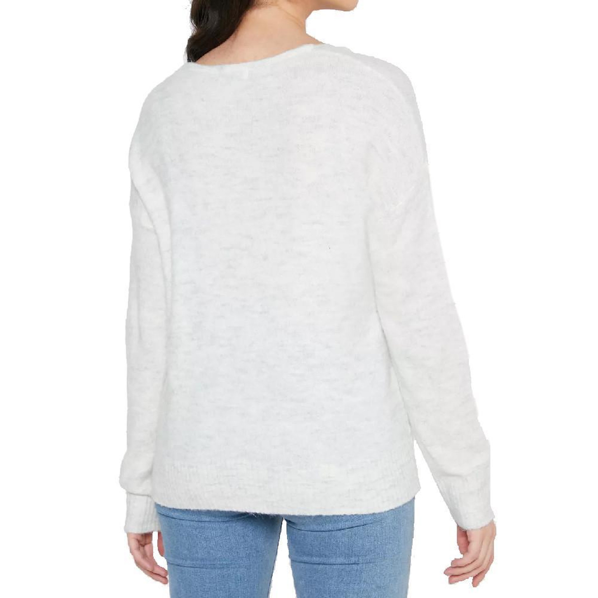 Voir la diapositive 3 : JACQUELINE DE YONG Pull gris clair femme jacqueline de yong elanora