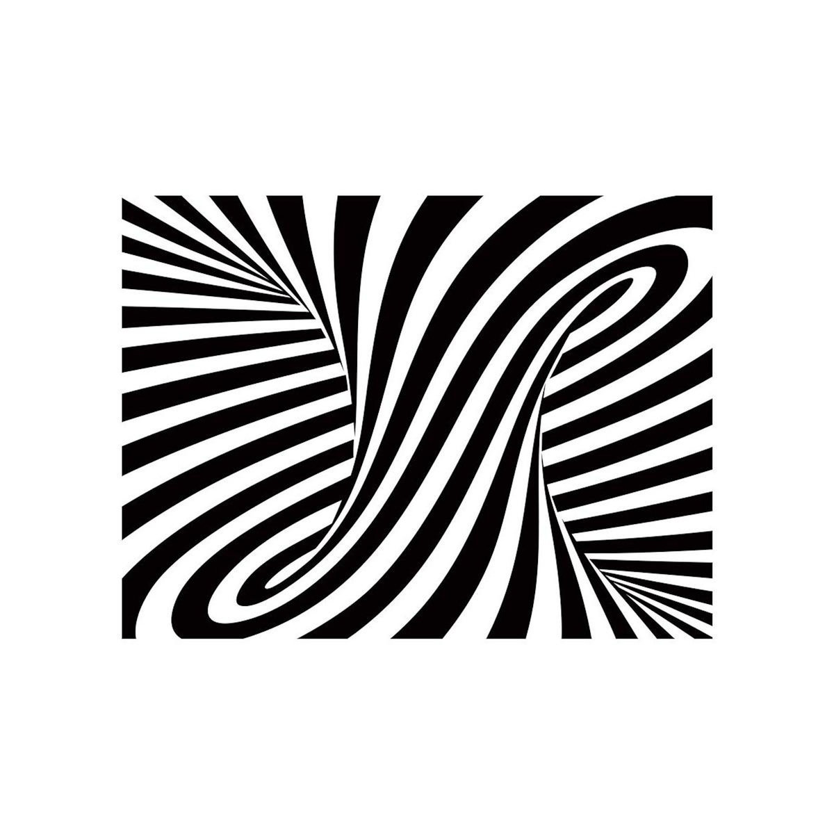 Paris Prix Papier Peint  Art Optique : Noir & Blanc