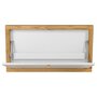 Voir la diapositive 1 : Paris Prix Bureau Mural Design  Brenta  74cm Blanc