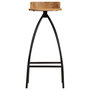 Voir la diapositive 3 : VIDAXL Chaises de bar lot de 2 bois de manguier solide