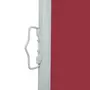 VIDAXL Auvent lateral retractable de patio 100x300 cm Rouge