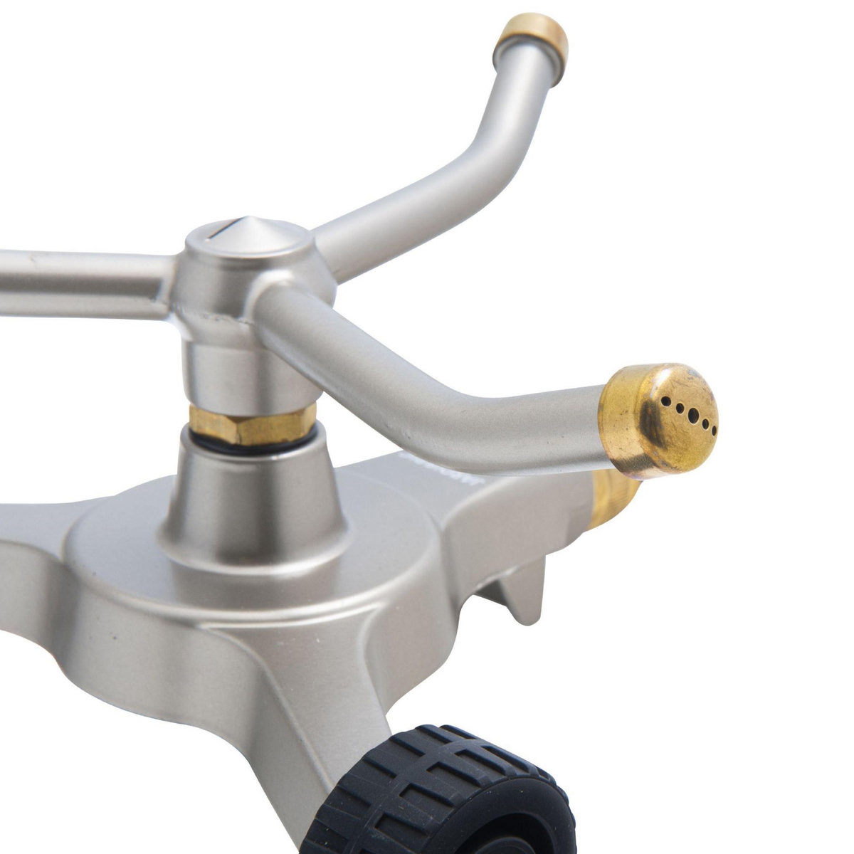 Jardibric Arroseur rotatif 3 bras sur roues