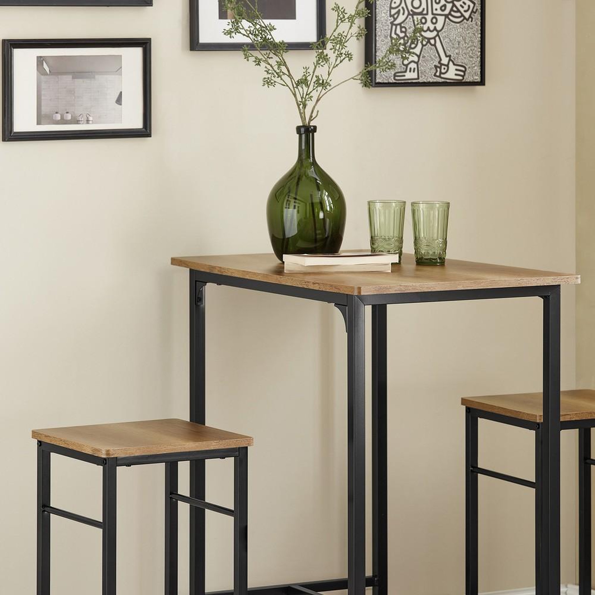 Voir la diapositive 6 : SOBUY SoBuy - Ensemble Table Et 2 Tabourets - Industriel - OGT10