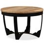 Voir la diapositive 5 : VIDAXL Table basse bois de manguier brut 60x40 cm