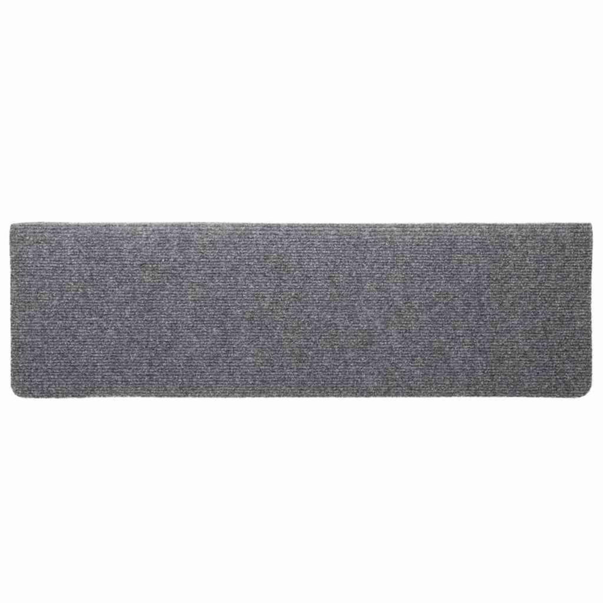 VIDAXL Tapis d'escalier autocollant 20 pcs gris clair 65x21x4 cm