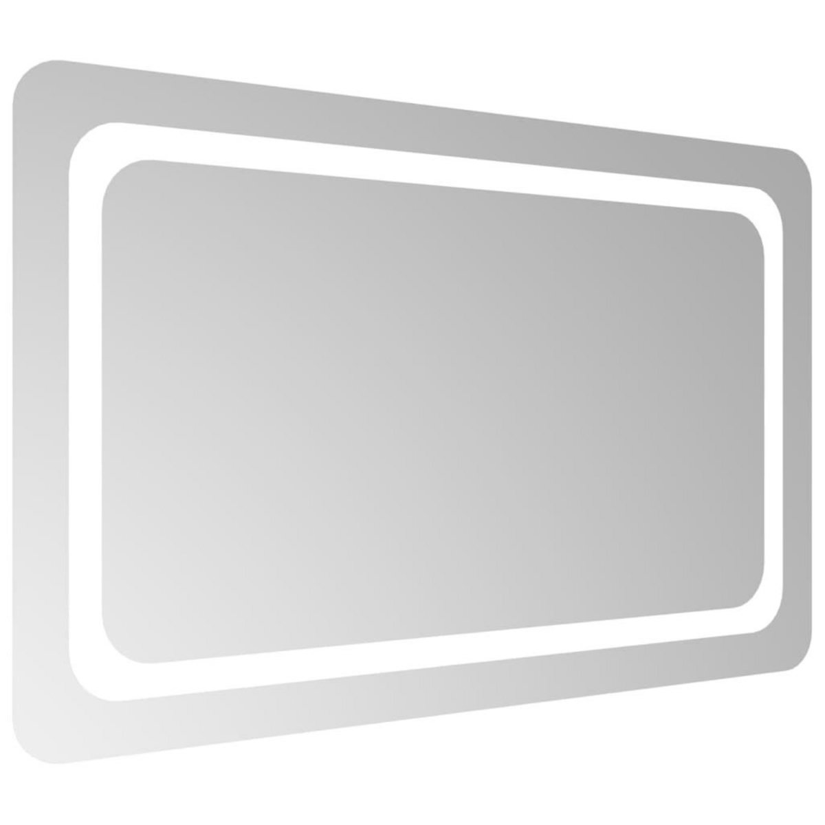 VIDAXL Miroir de salle de bain a LED 80x50 cm