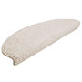 Voir la diapositive 3 : VIDAXL Tapis d'escalier 15 pcs blanc 65x21x4 cm