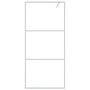 Voir la diapositive 3 : VIDAXL Paroi de douche Argente 90x195 cm Verre ESG transparent