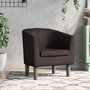 Voir la diapositive 1 : VIDAXL Fauteuil marron similicuir