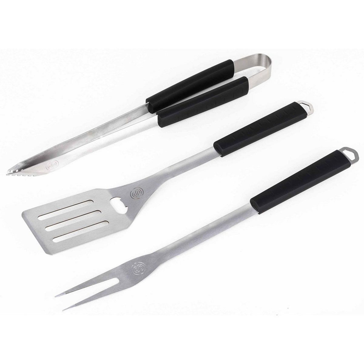 SOMAGIC Set de 3 accessoires manches soft touch (Pince, Spatule et fourchette)