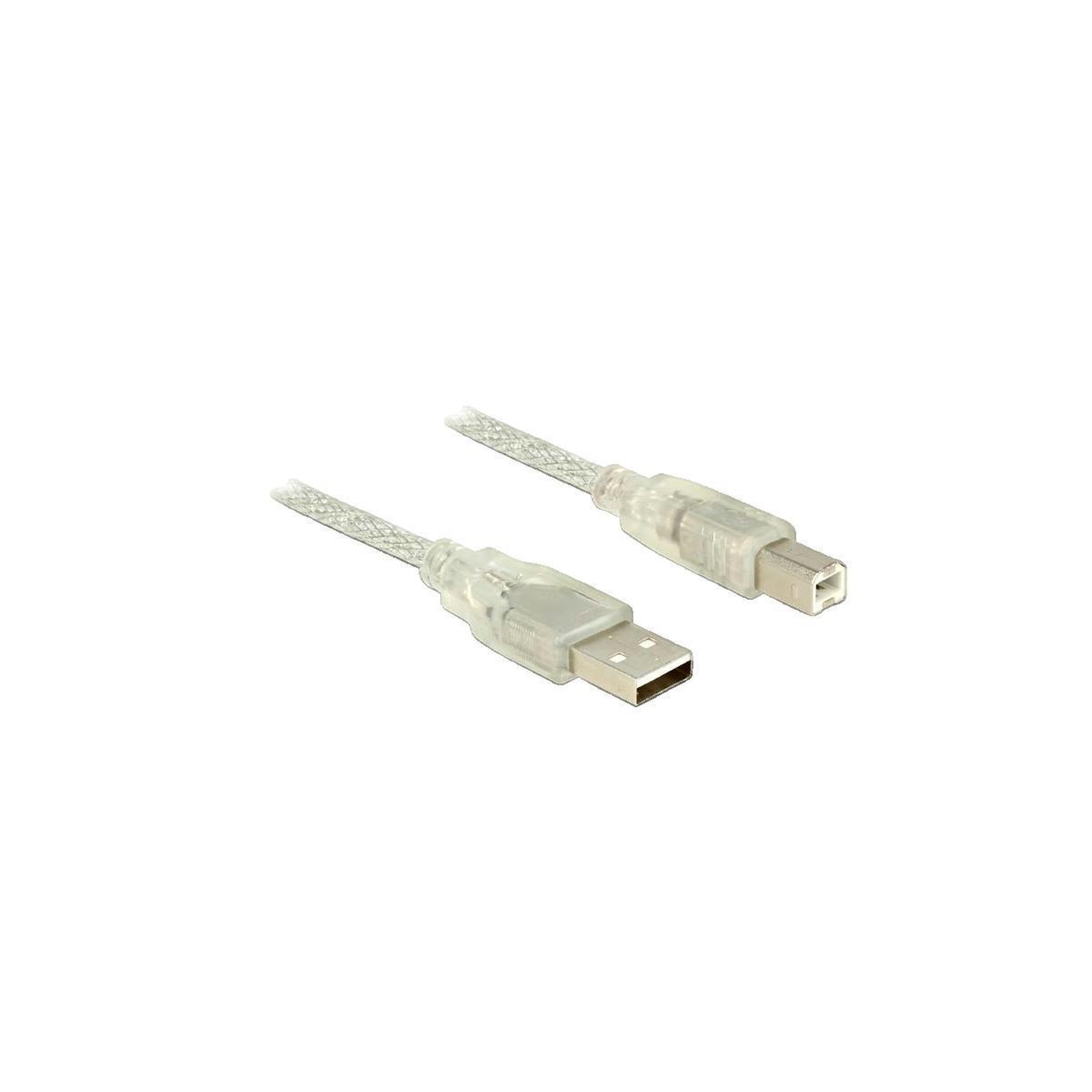 Voir la diapositive 2 : DeLock Câble USB Delock 83895 transparent 3 mètres USB 2.0