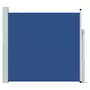VIDAXL Auvent lateral retractable de patio 170x300 cm Bleu