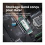 Voir la diapositive 4 : Crucial SSD interne - CRUCIAL - E100 - 1 To - PCIe Gen4 NVMe M.2 - Jusqu'a 5000 Mo/s