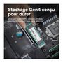 Voir la diapositive 4 : Crucial SSD interne - CRUCIAL - E100 - 1 To - PCIe Gen4 NVMe M.2 - Jusqu'a 5000 Mo/s