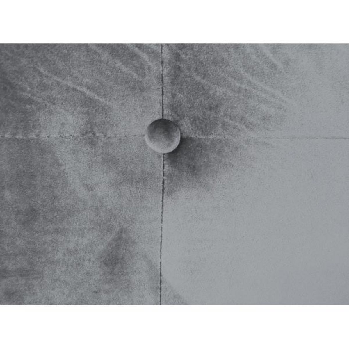 Paris Prix Tête de Lit Capitonnée en Velours  Amor  180cm Argent