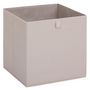 Voir la diapositive 3 : FIVE Lot de 2 boites de rangement BOHEMA - L. 31 x l.31 x H. 31 cm - Beige