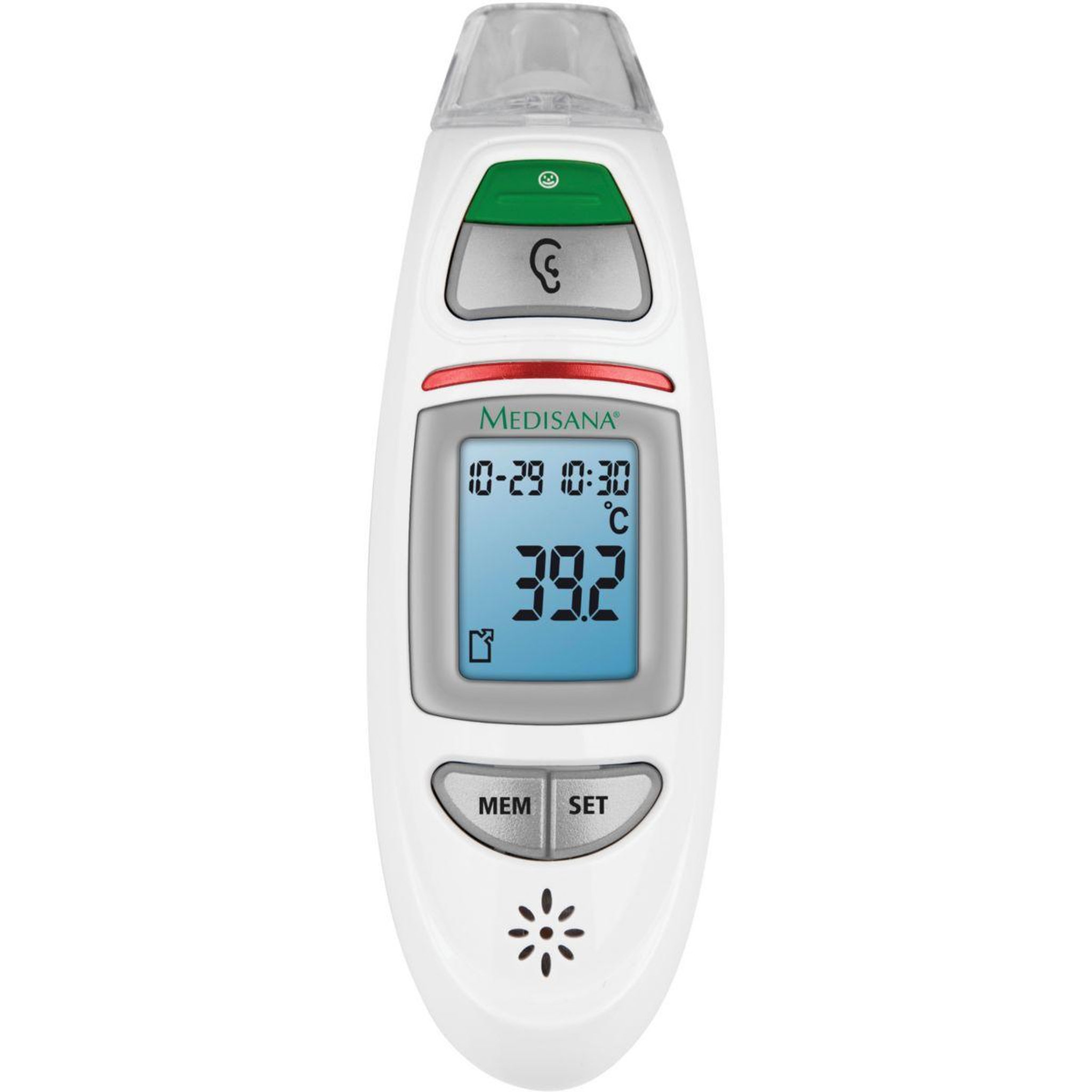 Voir la diapositive 2 : Medisana Thermomètre infrarouge multifonctions tm750