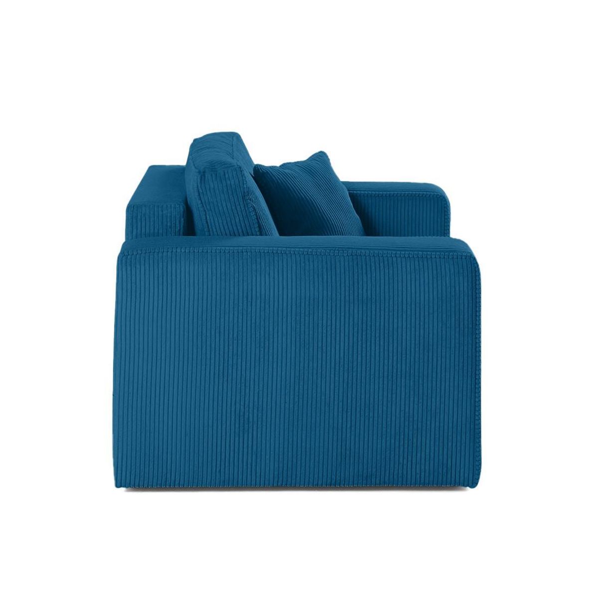 BEST MOBILIER Topaze - fauteuil - en velours côtelé