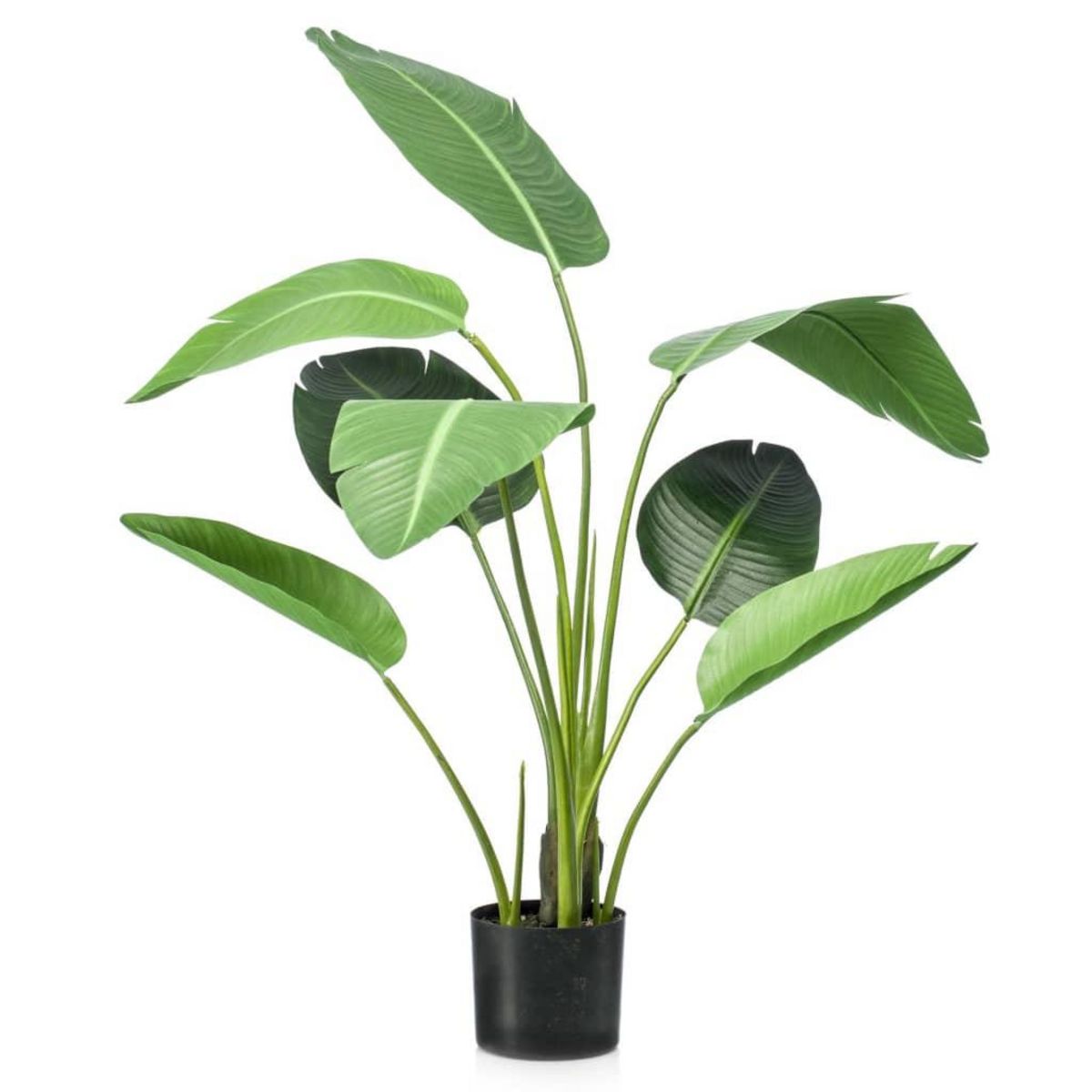 EMERALD Emerald Plante artificielle Strelitzia 120 cm en pot Vert