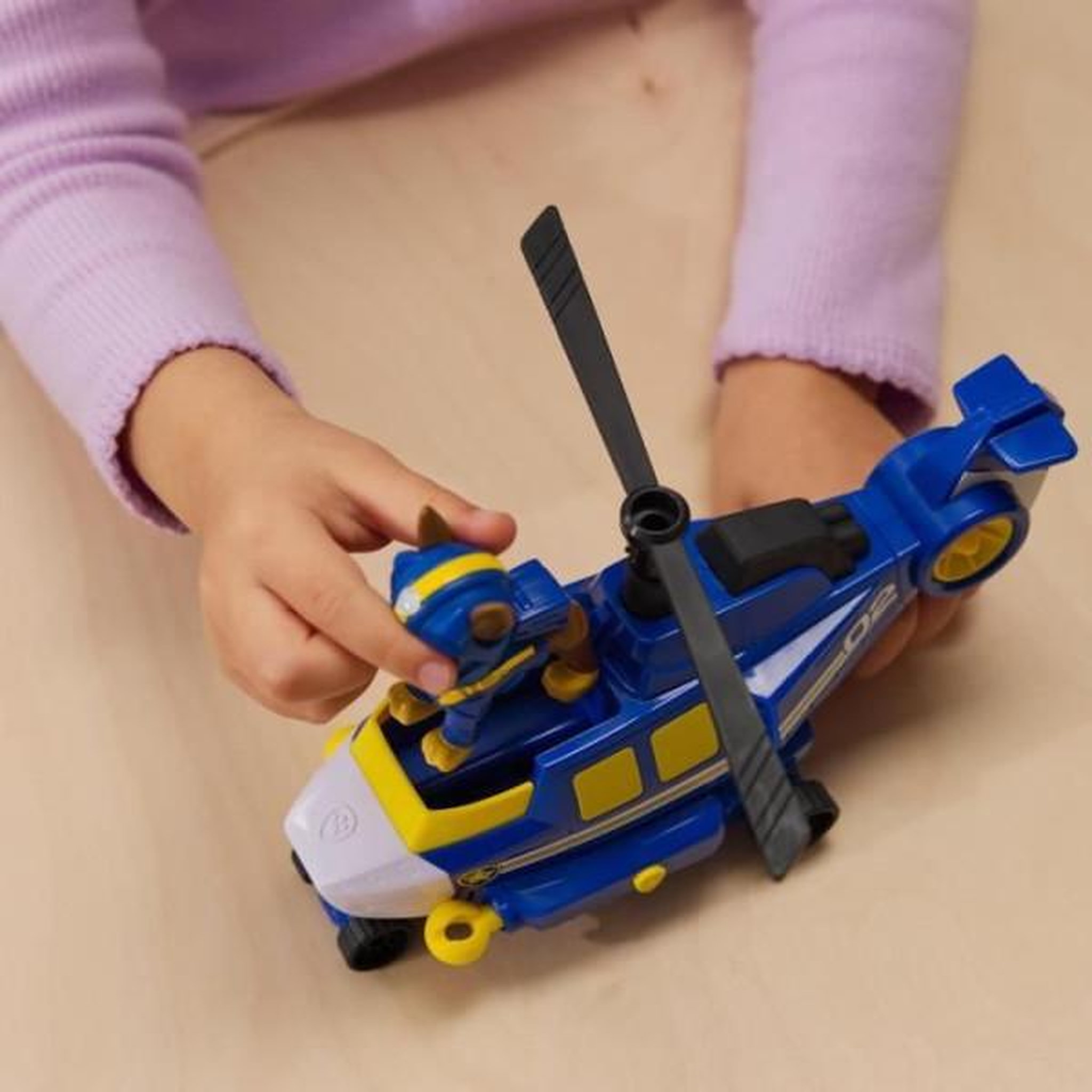 Voir la diapositive 5 : PAW PATROL Véhicule avec Figurine Chase Paw Patrol Pat'Patrouille Air Rescue