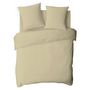 Voir la diapositive 3 : FUTURE HOME Drap housse uni en coton 57 fils