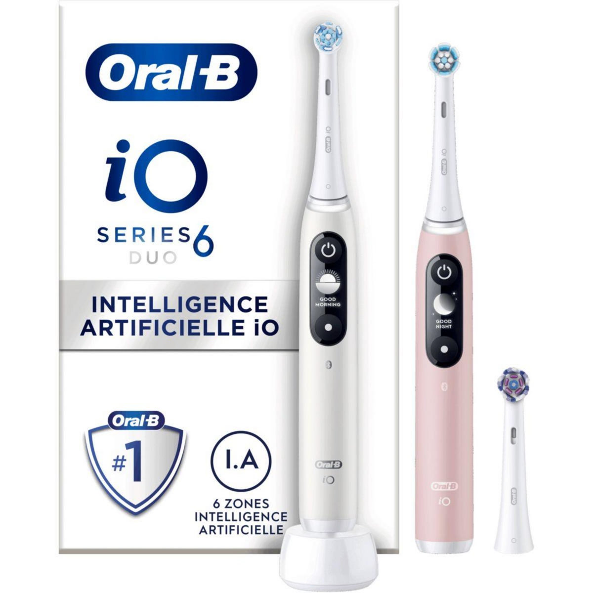 ORAL B Brosse à dents électrique IO6 serie s duo pack white