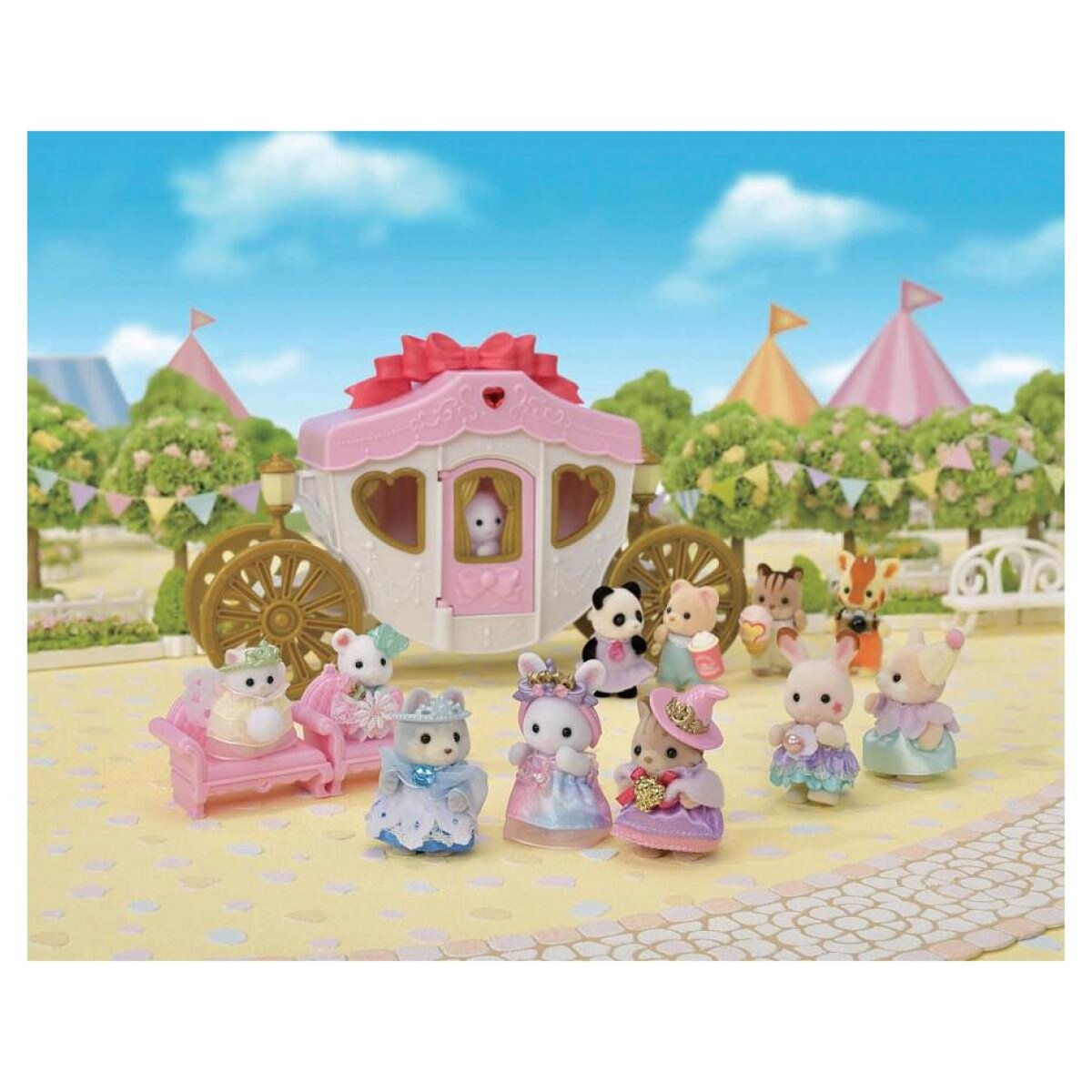 Sylvanian Families La parade des bébés en costumes de princesse