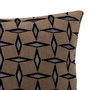 Voir la diapositive 2 : ATMOSPHERA Coussin Déco Jacquard  Diamant  30x50cm Marron
