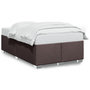Voir la diapositive 2 : VIDAXL Cadre de lit sans matelas marron fonce 120x190 cm tissu