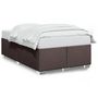 Voir la diapositive 2 : VIDAXL Cadre de lit sans matelas marron fonce 120x190 cm tissu
