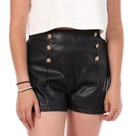 MONDAY PREMIUM Short  Similcuir Femme Monday Premium. Coloris disponibles : Noir