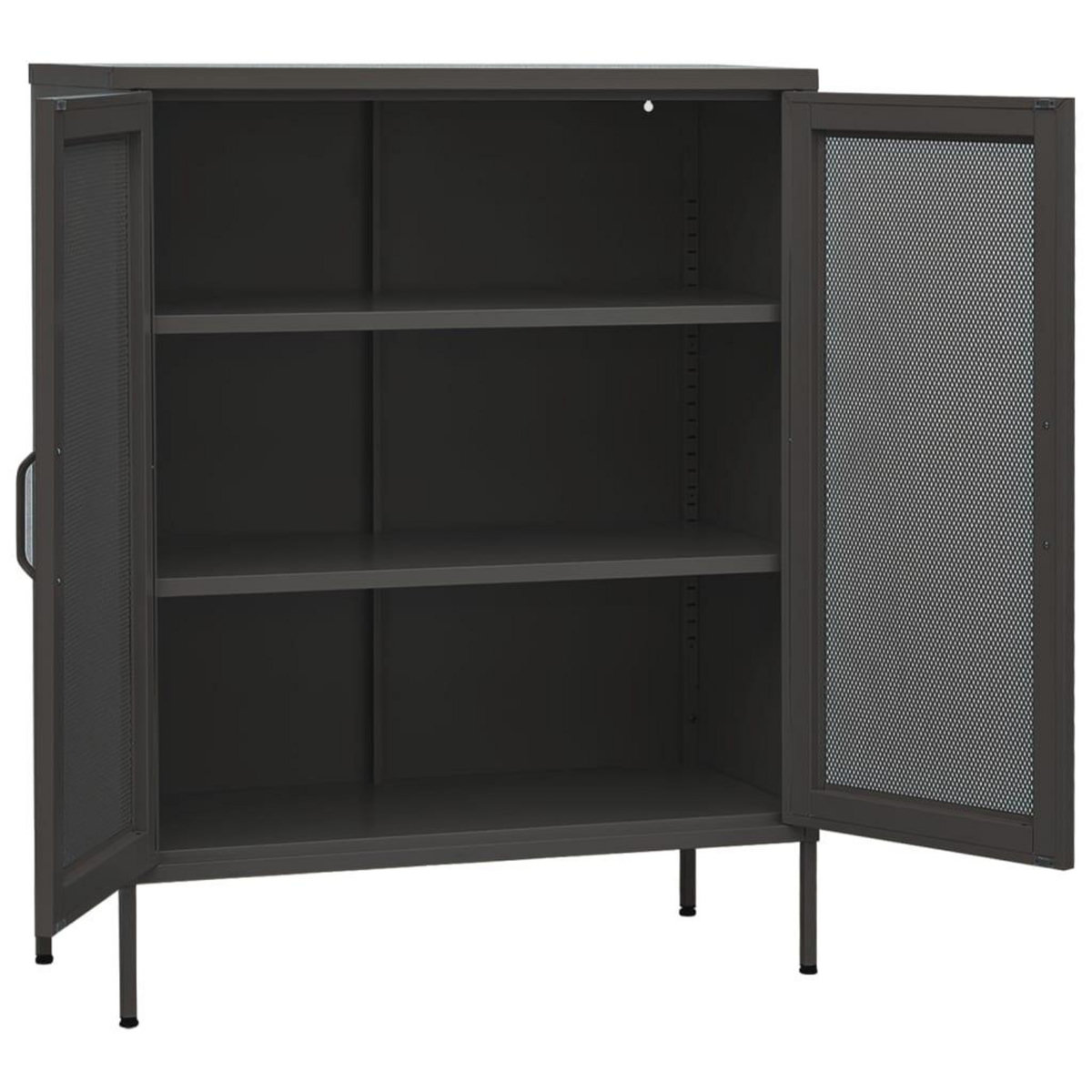 VIDAXL Armoire de rangement Anthracite 80x35x101,5 cm Acier