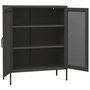 Voir la diapositive 4 : VIDAXL Armoire de rangement Anthracite 80x35x101,5 cm Acier