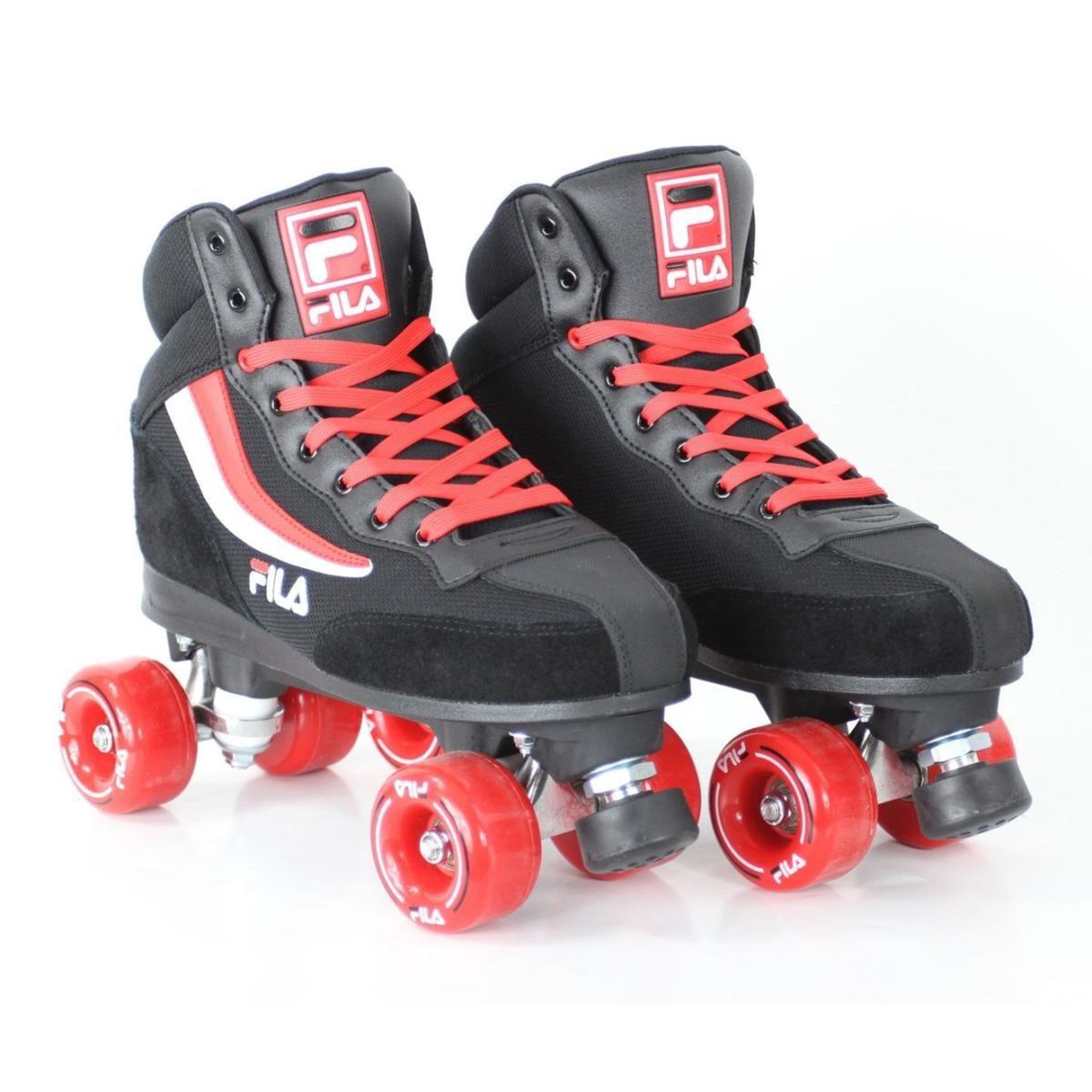 Voir la diapositive 2 : FILA Quad Fila ace rental noir/rouge T36