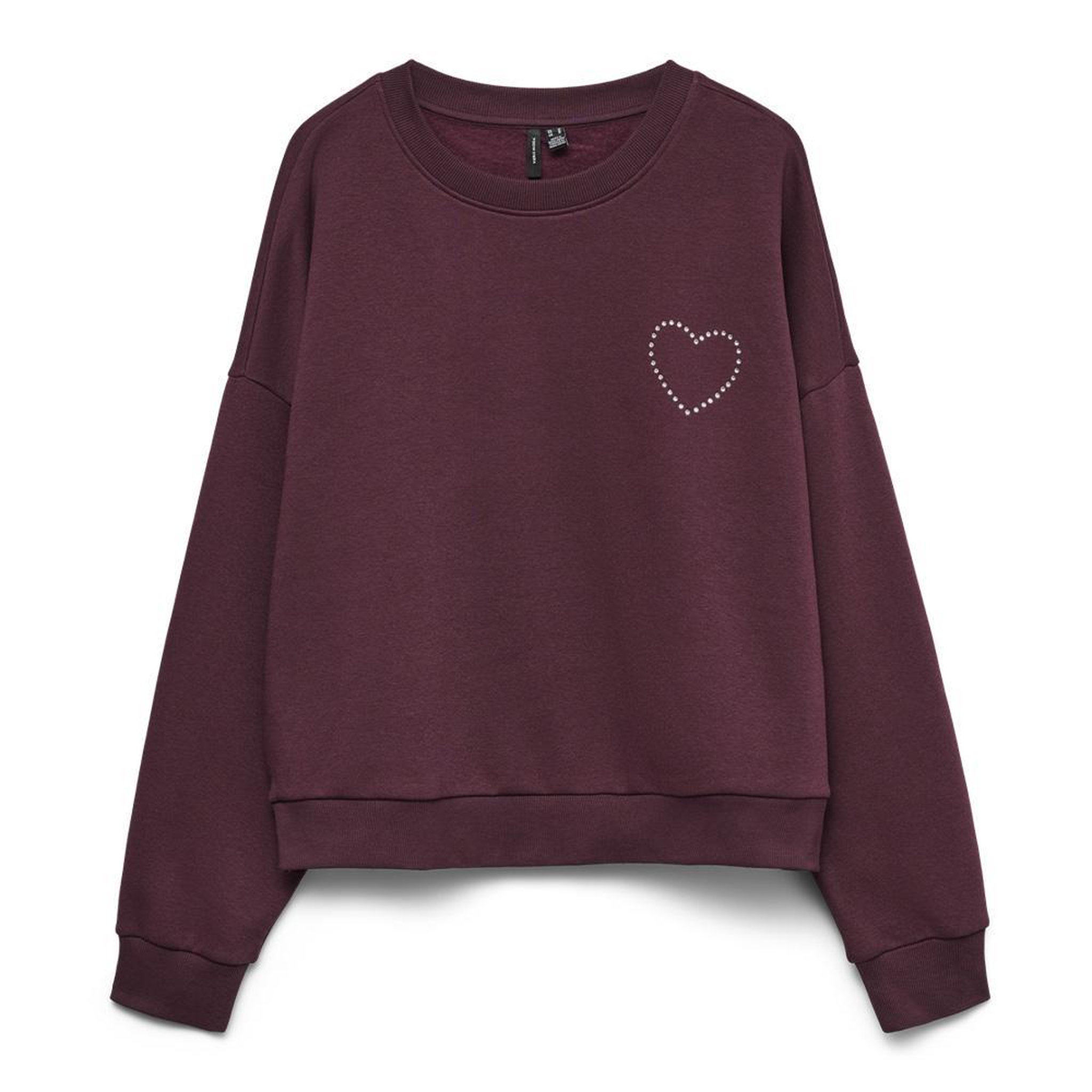 Voir la diapositive 3 : Vero Moda Sweat Bordeaux Femme Vero Moda Vmlotte Trina