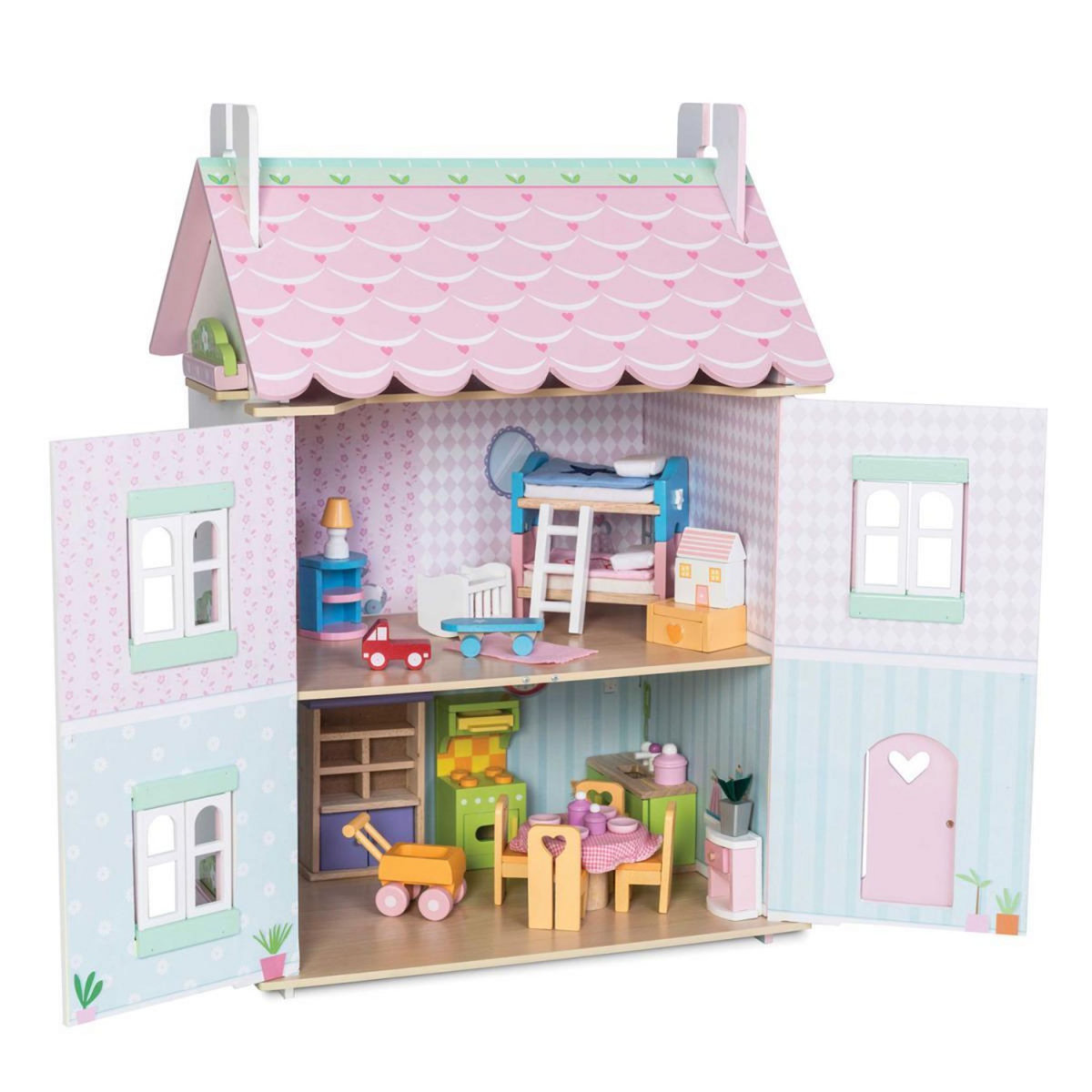 Le Toy Van Maison de poupées sweetheart Cottage - meubles inclus