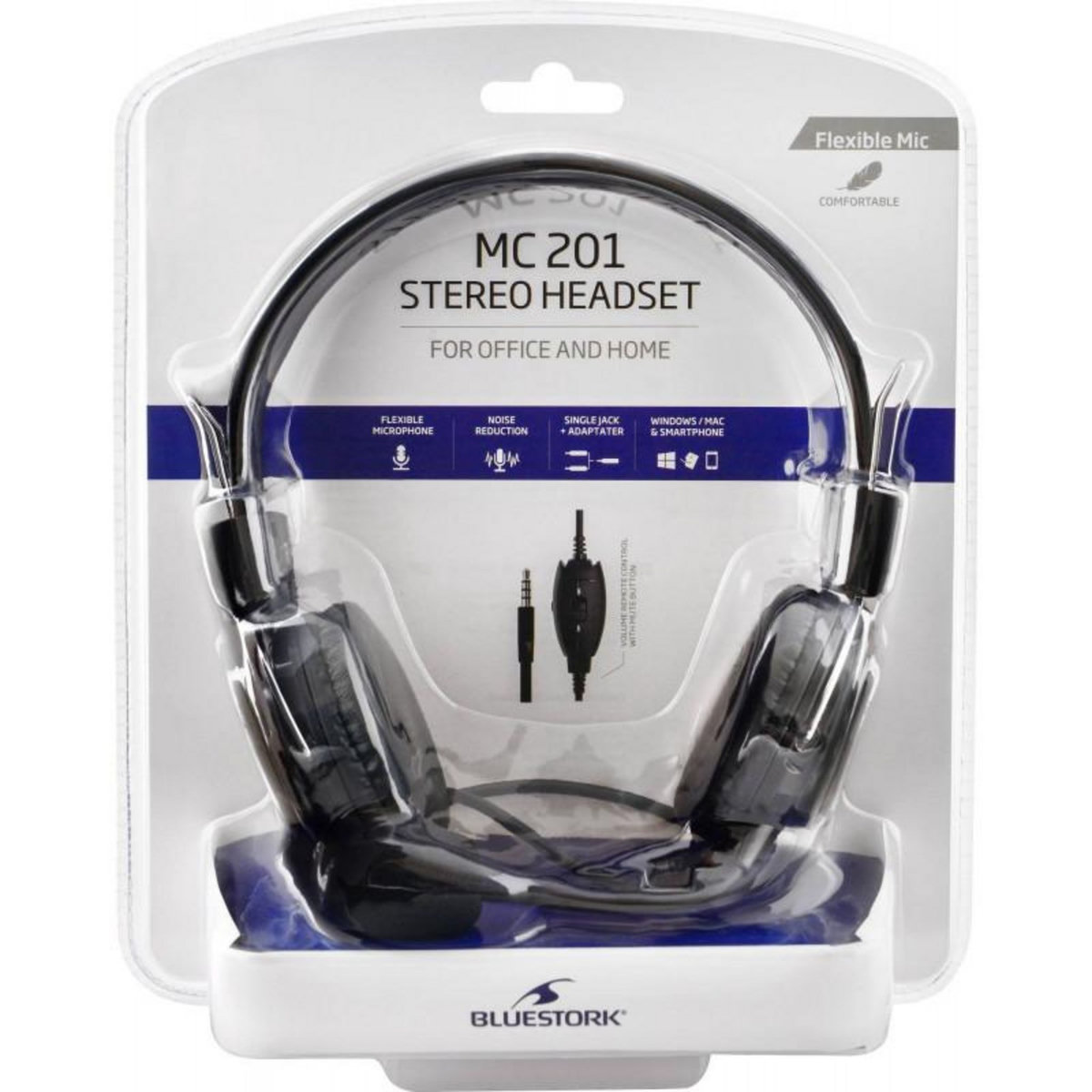 BLUESTORK Casque informatique BLUESTORK MC 201