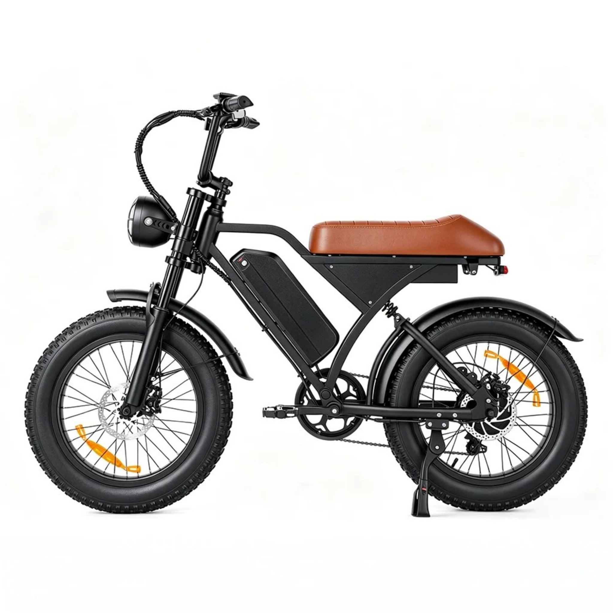 ISCOOTER Vélo électrique rétro à gros pneus eb5max, batterie amovible de 749 wh et commande par application