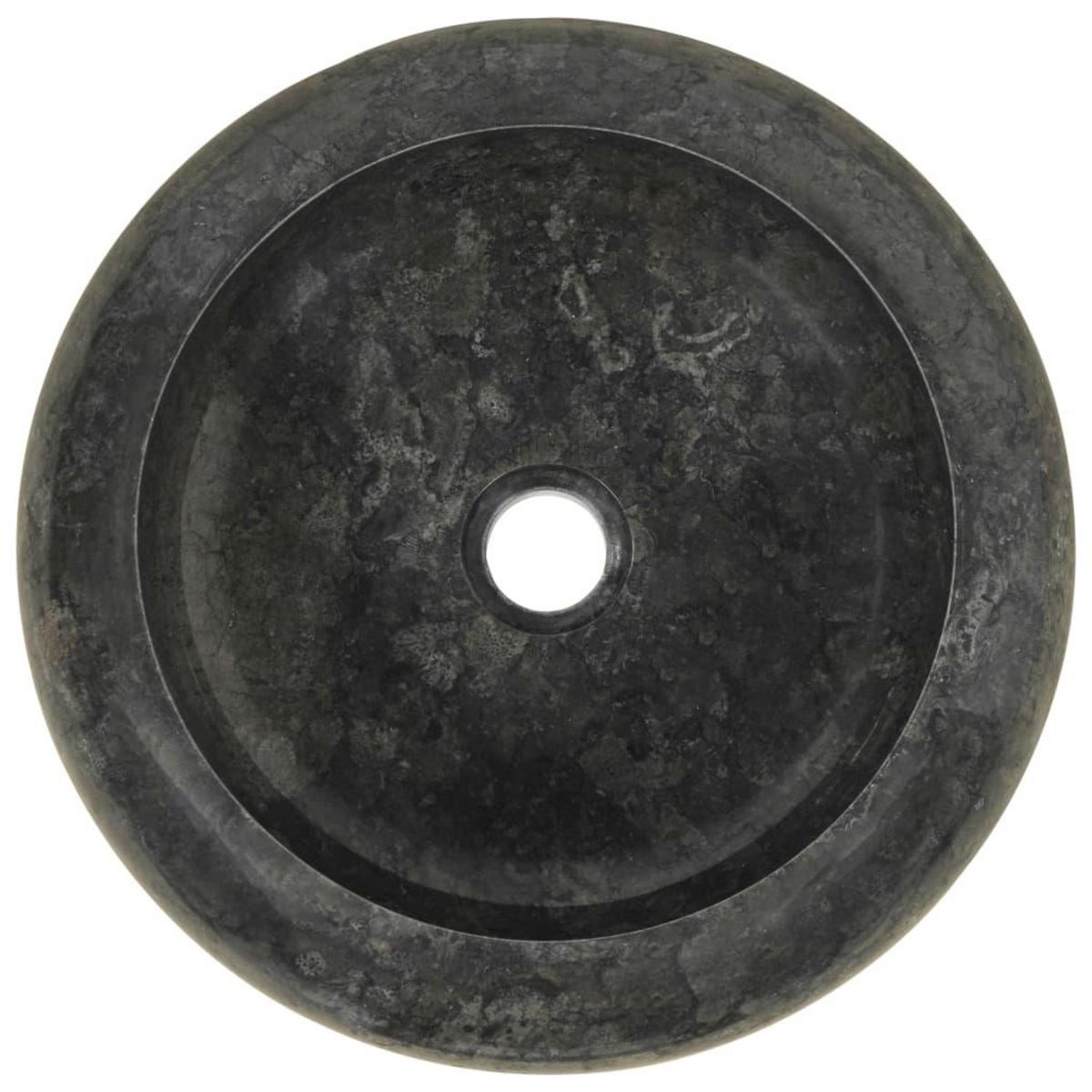 VIDAXL Lavabo 40 x 12 cm Marbre Noir