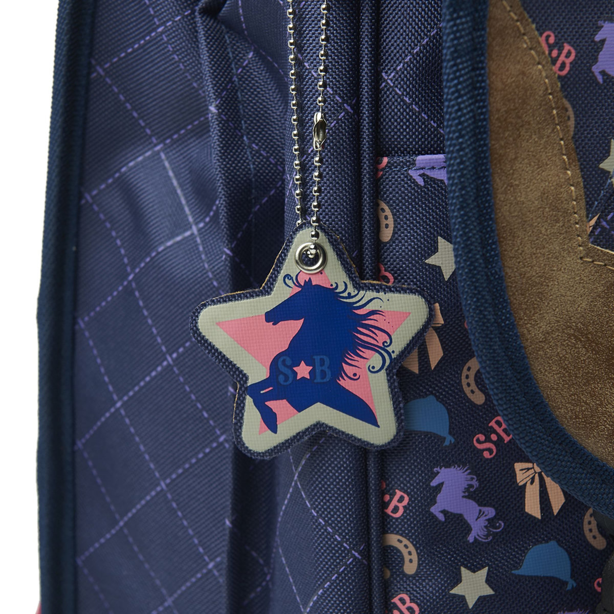 Stalla Bianca Cartable 38 cm CP/CE1/CE2 bleu cheval