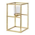 Paris Prix Bougeoir Design en Métal  Elegant  25cm Or