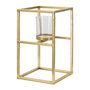 Voir la diapositive 1 : Paris Prix Bougeoir Design en Métal  Elegant  25cm Or