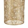 Voir la diapositive 2 : OSTARIA Lampe métal lin Calathéa beige dorée