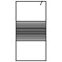 Voir la diapositive 3 : VIDAXL Paroi de douche Noir 100x195 cm Verre ESG transparent