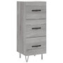 Voir la diapositive 2 : VIDAXL Buffet Sonoma gris 34,5x34x90 cm Bois d'ingenierie