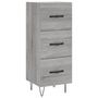 Voir la diapositive 2 : VIDAXL Buffet Sonoma gris 34,5x34x90 cm Bois d'ingenierie