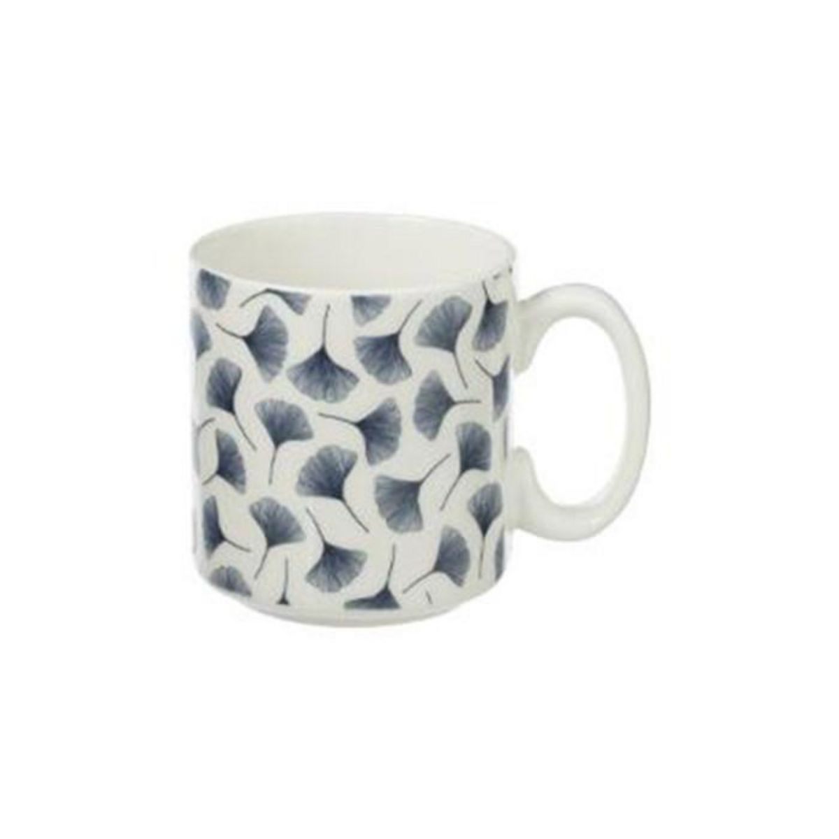 SECRET DE GOURMET Lot de 4 Mugs & Rack  Japan  26cl Blanc